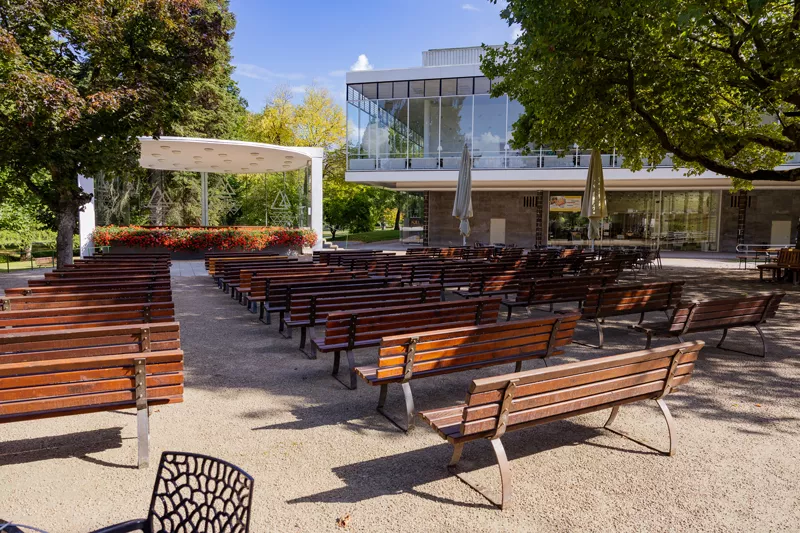 Kurpark mit Konzerthalle Bad Orb